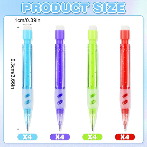 Mini Mechanical Pencils for Kids,16pcs Automatic Pencils Mini Pencil Stationery Supplies for Writing Drawing Mechanical Pencils Students Kids Boys...