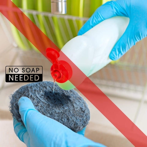 SCRUBIT 20 Pack Steel Wool Soap Pads - Metal Scouring Cleaning Pads for Dishes, Pots, Pans, and Ovens - Pre-Soaped for Easy Cleaning of Tough Kitc...