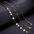 Edary Gypsy Beach Anklet Sequins Layered Gold Anklet Bracelet for Women and Teen Girls...