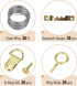 Mr. Pen- Picture Hanging Kit, 410pc, Gold, Picture Hangers, Nails for Hanging Pictures, Wall Hangers, Picture Hanging, Picture Hanging Hooks, Fram...