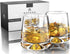 Mofado. Crystal Whiskey Glasses - Modern - 11oz (Set of 2) - Perfect Weight and Sturdy/Barware for Scotch, Bourbon, Manhattans, Old Fashioned Cock...