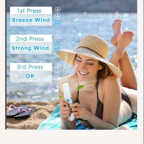 3 Pack Portable Pocket Fans Handheld Mini Fan Portable Foldable Fan Personal Travel Fan Hand Fan Summer USB Rechargeable Desk Fans for Home Women ...