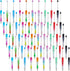50Pcs Plastic Beadable Pens Bead Pen Ballpoint Pens Black Ink Diy Pens Cute Cool Pens for Teacher Students Journaling Graduation Bridal Gift Offic...