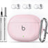 Beats Studio Buds Case Cover, Studio Buds Plus Case Cover Clear 2021/2023with Key Fob and Earbud Cleaning Kit, Earbuds Full Protective Soft TPU Ca...