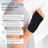Wrist Brace for Carpal Tunnel, Night Wrist Sleep Support Splint with Compression Sleeve Adjustable Straps for Pain Relief, Arthritis, Tendonitis, ...