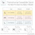 Amazing Baby Transitional Swaddle Sack, Arms Up Half-Length Sleeves & Mitten Cuffs, Swaddle for Newborn Transition to Baby Sleep Sack Wearable Bla...