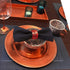 Handmade Round Red Mesh Napkin Rings Set of 6 Holder for Dinning Table Parties Everyday, Dia: 2 Inch...
