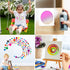 8PCS Large Circle Stencil, Large to Small Different Sizes Circle Templates for Painting?Circle Template for Drafting for Office and School Art Cra...