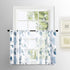 MRTREES Kitchen Sheer Curtains Linen Textured Tier Short Curtains Light Filtering Rod Pocket Voile Cafe Curtains for Bathroom Small Half Window (2...