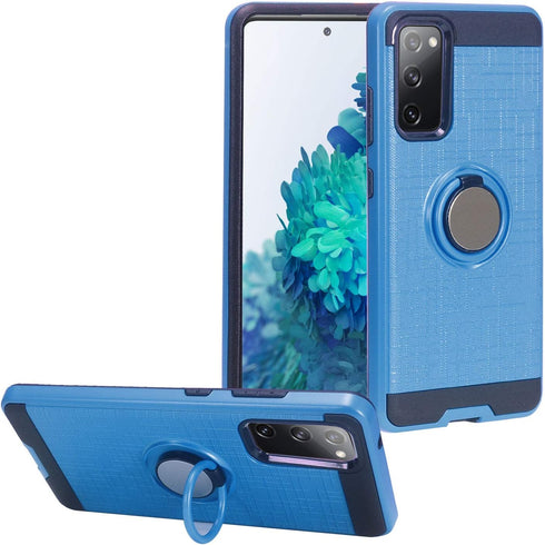 for Samsung Galaxy S20 FE 5G (SM-G781) - Phone Case w/Ring Stand - RS2 Navyblue...