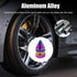 4 PCS Car Tire Valve Caps, Spiked Aluminum Alloy Tire Trim Accessories, Dustproof Tire Wheel Stem Covers, Universal Air Stem Cap for Auto, Trucks,...