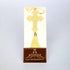 Christian Faith Religious Cross - Rear View Mirror Car Hanging Ornament/Perfect Car Charm Pendant/Amulet - Accessories for Car Décor in Brass for ...