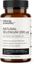 Selenium 200mcg Capsules - Organic Selenium Supplement for Antioxidant Support & Immune Health - Plant-Based, Gluten-Free, Vegetarian, Non-GMO - 6...