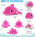 DolliBu Dolphin Bath Buddy Squirter - Floating Pink Dolphin Rubber Bath Toy, Fun Water Squirting Bathtime Play for Toddlers, Cute Sea Life Animal ...