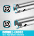 DURATECH Long Reach Basket Strainer Wrench, Universal Sink Strainer Wrench with Sliding Handle, Double End, 1/2" & 3/8"...
