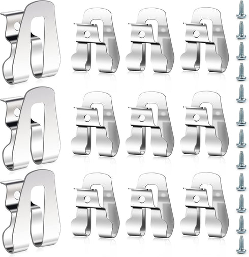 8 Pcs Metal Replacement Belt Hook Clip for Dewalt Tool, Windspeed Stainless Steel Driver Belt Clips for Dewalt Power Tools Drill Driver Belt Clips...