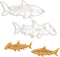 Set of 2 Shark Cookie Cutters (Designs: Hammerhead & Tiger), 2 Pieces - Bakerlogy...