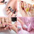 15pcs Nail Paint Brushes Set, Nail Art Brushes for Gel Polish with Rhinestone Picker, Nail Detailing Brush Makeup Brushes Set for Cleaning Fingern...
