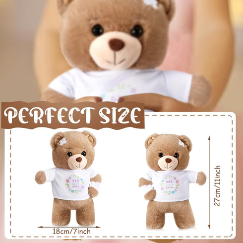 Deekin Broken Arm Gifts for Kids Get Well Soon Bear Stuffed Animal Gifts Bear for Kids Adult with Broken Arm After Surgery Soft Bandage Plush Bear...