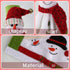 Aytai 4pcs Christmas Fridge Handle Covers Snowman Refrigerator Door Handle Cover Kitchen Appliance for Christmas Decorations