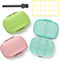 3 Pack 8 Compartments Travel Pill Box,Pill Organizer 7 Days Moisture Proof Small Pill Case for Pocket Purse Daily Portable Medicine Vitamin Holder...