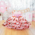 Shiny Strawberry Tulle Rolls 6 inch x 20 Yards Sparkling Spool Ribbon Decorative Tulle Fabric Rolls Netting Ribbon for Tutu Skirts Dress DIY Craft...