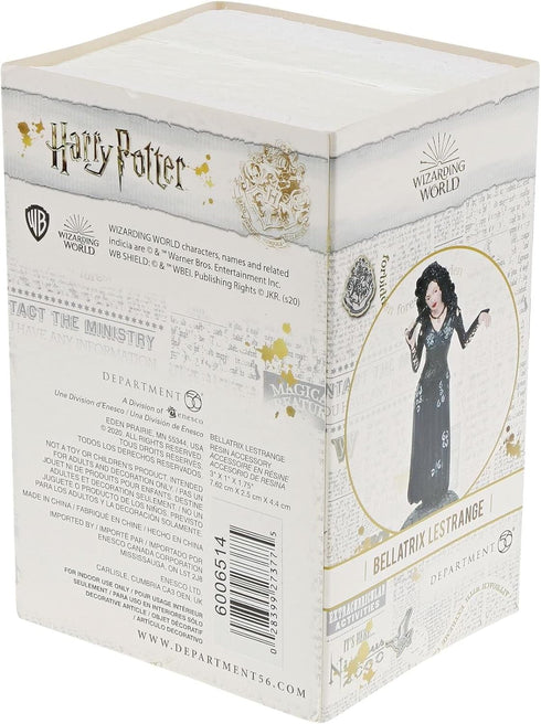 Department 56 Harry Potter Village Accessories Bellatrix Lestrange Figurine, 3.07 Inch, Multicolor...