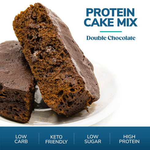 WonderSlim Protein Cake Mix, Double Chocolate, 12g Protein, Low Carb (7ct)...