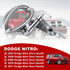 FAERSI 81632 Interior Door Handle Front/Rear Left Driver Side Replacements for Dodge Nitro 2007 2008 2009 2010 2011 Door Handle, Chrome.Replaces O...