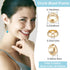 CREATCABIN 52Pcs 24K Gold Plated Circle Round Bead Frame 2 Colors 2 Hole 1 Box Spacer Brass Connector Ring 925 Sterling Silver Plated for Beading ...