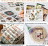 453 Pcs Vintage Stickers for Journaling Scrapbooking Supplies,Ephemera Pack with Scrapbook Papers Retro People Scrap booking Supplies Kit for Aest...