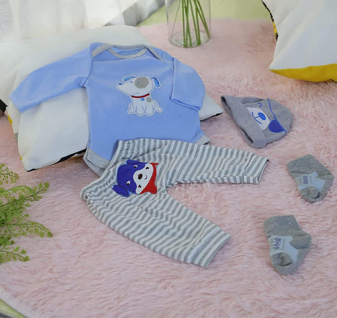 Reborn Baby Dolls Boy Clothes for 17-22 Inch 4 pcs Sets Fit 17-22" Newborn Baby Dolls Clothes...
