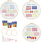 KAHEAUM Embroidery Kit for Beginners Adults Simple Cross Stitch Kits for Kids Gift Decor,3 Set DIY Starter Embroidery Patterns Needlepoint Crafts ...