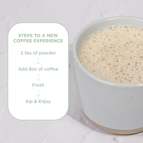Laird Superfood Non-Dairy Reduced Sugar Superfood Coconut Powder Coffee Creamer, Keto, No Sugar Added, Gluten Free, Non-GMO, Vegan, 8 oz. Bag, Pac...