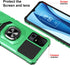 Customerfirst for TCL 40-XE 5G Phone Case, with Tempered Glass Screen Protector, Ring Kickstand for Magnetic Car Mount, Military Grade, Heavy Duty...