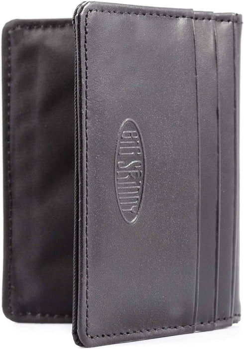 Big Skinny New Yorker Leather ID Slim Wallet, Holds Up to 24 Cards...
