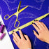 MultiBey Scissors Straight Recycled Stainless Steel 7" Copper Gold Multipurpose Fabric Leather Arts and Crafts Paper Shears Heavy Duty (Upgraded)...