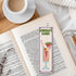 FREEBLOSS 22 * 8cm 6 Set Cross Stitch Bookmark Kits Plaid Cocktail Cross Stitch Patterns DIY Bookmarks Cross Stitch Kits Stamped Embroidery Bookma...