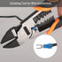 8 inch Wire Cutters, 4-in-1 High Leverage Wire Diagonal Cutting Pliers with Wire Stripper Crimper, Heavy Duty Side-Cutting Pliers, Multi-function ...