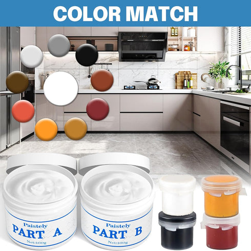 Marble & Granite Repair Kit, Tintable Porcelain Repair Kit, Quartz Countertop Repair Kits for Marble, Quartz, Resin, Acrylic, Granite and More...