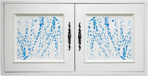 Stencils for Walls: Blood Splatter Stencil, 8 x 10.5 inch (L) - Spatter Splash Streaks Liquid Paint Ink Spot Blot Stencils for Painting Template, ...