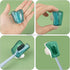 Framendino, 3 Pack Toothbrush Head Covers Caps Holder Case Protector Box with Suction Cup Convenient for Bathroom Wall Mirror Home Outdoor Travel...