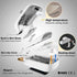 Mini Chip Bag Sealer, Handheld Heat Vacuum Sealer and Cutter, Portable Chip Bag Resealer Machine for Snack Plastic Fresh Bags Cookies - White - 2x...