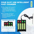 Fytoo 8PCS 1.2V 700mAh Ni-Cd AAA Battery with USB Charger for Wireless Microphone, Electric Toys, RC Mouse, Calculator, Shaver, Keyboard, Househol...