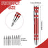 4 Pieces Pen Screwdriver, 8 In 1 Multitool Pocket Screwdriver Mini Screwdriver Set Handy Tool Magnetic Portable Screwdriver Crossing Flathead Scre...