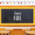 79ft Fall Autumn Plaid Bulletin Board Borders Self- Adhesive Orange Green Yellow Red Plaid Border Trim Thanksgiving Bulletin Board Decal Sticker f...