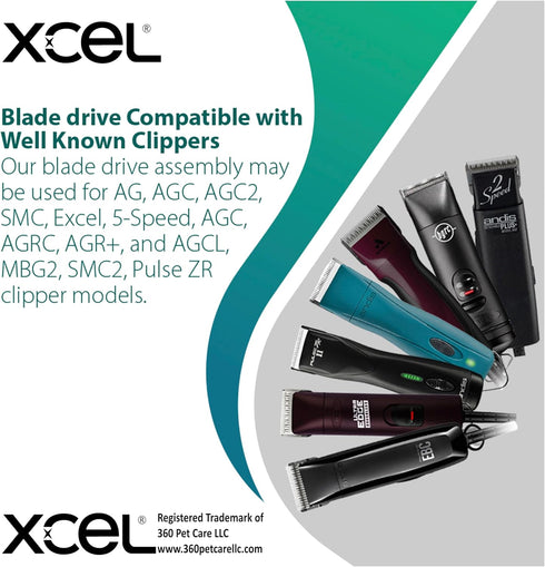 XCEL Drive Assembly Lever Replacement Blade for Pet Clippers (Pack of 4)...