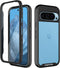 wahhle for Google Pixel 9/9 Pro Case, Built in Screen Protector Full Body Shockproof Slim Fit Bumper Protective Phone Cover for Pixel 9/9 Pro Men ...
