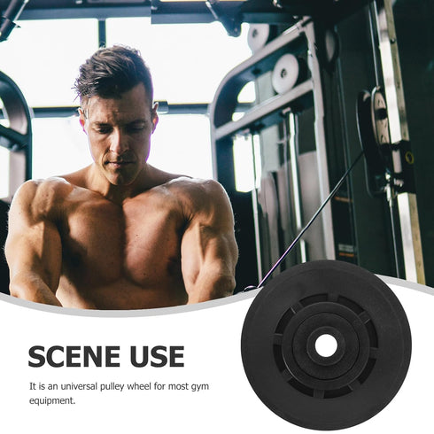 SUPVOX Pulley Cable Replacement for Home Gym Garage Door Pulley Home Gym Replacement Parts Exercise Roller Wheel Bearings Sport Accessories Scroll...