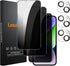3+3 Pack Privacy Screen Protector for iPhone 14 Plus 6.7-Inch with 3 Pack Camera Lens Protector, Anti Spy Tempered Glass Film 9H Hardness Bubble F...